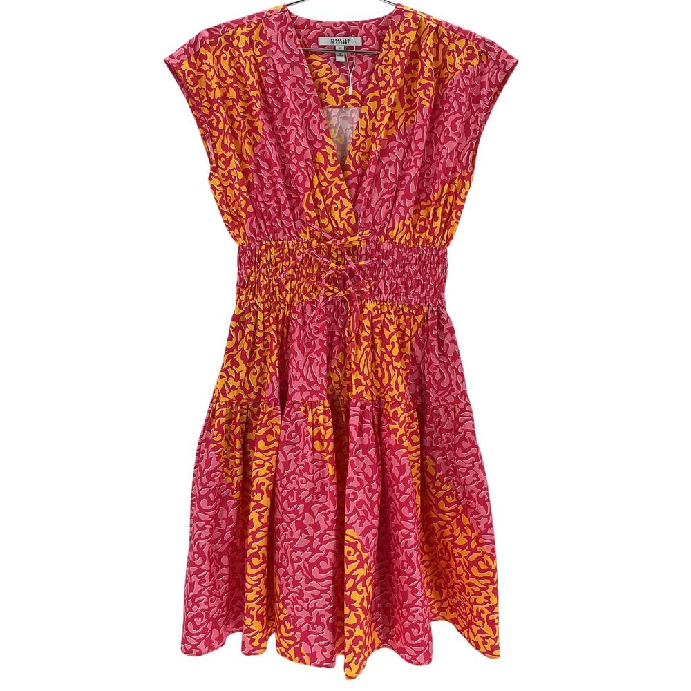 Derek Lam Vibrant Multicolor Tora A-Line Dress Size 0 - Picture 2 of 4